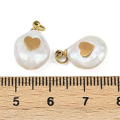 Ciondoli di perle naturali di keshi&nbsp;LS-STAS-Z136-01G-04