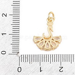 Ottone micro spianare pendenti zirconi&nbsp;KK-E798-09A-G