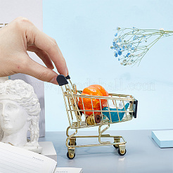 Decorazioni per espositori di carrelli da supermercato in ferro&nbsp;DJEW-WH0042-139G