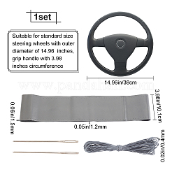Coprivolante in vera pelle cucito a mano fai da te&nbsp;AJEW-WH0002-60B