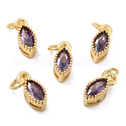 Charms in zirconi cubici in oro placcato oro 18k&nbsp;ZIRC-L100-078G