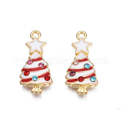 Crémaillère placage pendentifs en émail d'alliage&nbsp;X-ENAM-N055-148C