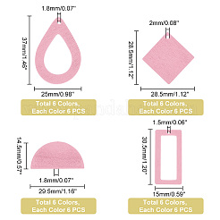 Kit de recherche de fabrication de bijoux de bricolage&nbsp;WOOD-PH0009-54