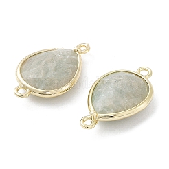 Natürliche Amazonite Verbinder Anschlüsse&nbsp;G-L514-015E