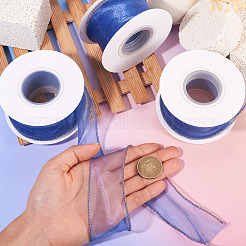 3 Rolle Polyester-Organzabänder&nbsp;SRIB-TA0001-26A