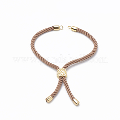 Création de bracelets à cordon torsadé en nylon&nbsp;MAK-T003-11G