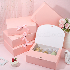 Faltbare Geschenkschachteln aus Papier mit Schleife&nbsp;CON-WH20001-11C-03