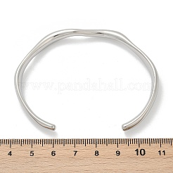 Offene Armreifen aus 304 Edelstahl für Damen&nbsp;BJEW-R019-03P-01