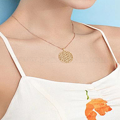 2 pendentif en acier inoxydable 304&nbsp;STAS-LP0004-47G