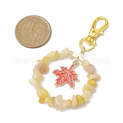 Natürlicher Topas Jade Chip Anhänger Dekoration&nbsp;KEYC-JKC00976-04