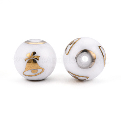 Weihnachten undurchsichtige Glasperlen&nbsp;LS-EGLA-R113-06C