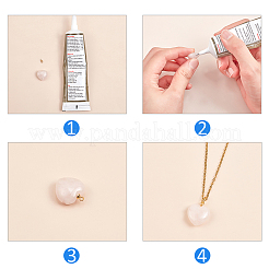 Ionenbeschichtung (IP) 304 Edelstahl Tasse Perle Peg Bails Pin Anhänger&nbsp;STAS-UN0009-04G