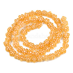 Hilos de abalorios de vidrio millefiori artesanal&nbsp;LAMP-N029-017A-06
