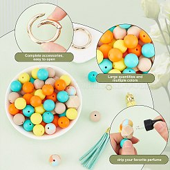 DIY Perlen Schlüsselanhänger Armband Bastelset&nbsp;DIY-CA0004-43