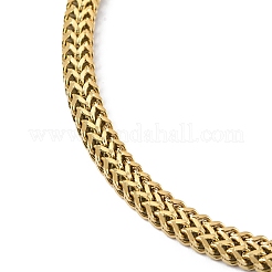 Collar de cadena de malla de acero inoxidable 304 con revestimiento iónico (IP) para hombres y mujeres&nbsp;NJEW-M200-06G