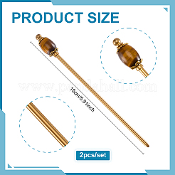 2 x Haarstab aus Messing.&nbsp;OHAR-PH00001