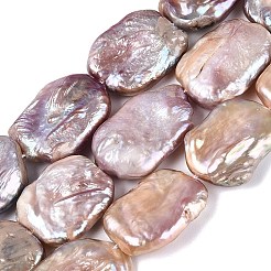 Natürliche Barock Keshi Perlen Stränge&nbsp;PEAR-S020-K12