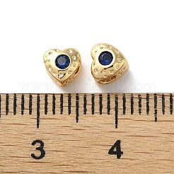 Valentinstag Messing Micro Pave Zirkonia Perlen&nbsp;LS-KK-P256-10G-03