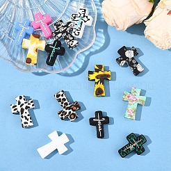 15 Stück 15 Stile lebensmittelechte umweltfreundliche Silikonperlen-Sets&nbsp;SIL-YW0001-87