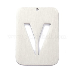 Pendentifs en acier inoxydable 304 anti-ternissement&nbsp;STAS-K216-49V-P