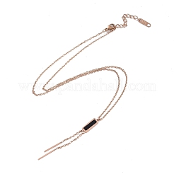 Colliers de câbles en acier inoxydable 304 avec placage ionique (IP)&nbsp;NJEW-G081-11RG