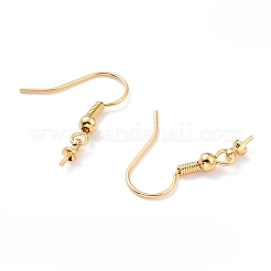 Ganci per orecchini in vero ottone placcato oro 18k&nbsp;LS-KK-L151-03G-NR