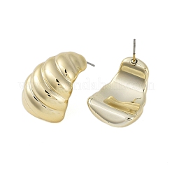 Orecchini a bottone in plastica CCB a goccia da donna&nbsp;EJEW-Q382-02G
