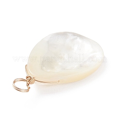 Anhänger der natürlichen Trochidenschale / Trochusschale&nbsp;X-PALLOY-JF01393