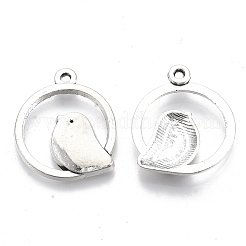 Tibetischer stil Aluminium Anhänger & Charms&nbsp;X-TIBE-N006-28AS-LF