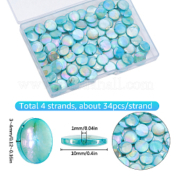 4 hebra de cuentas de concha de agua dulce&nbsp;SHEL-SC0001-48