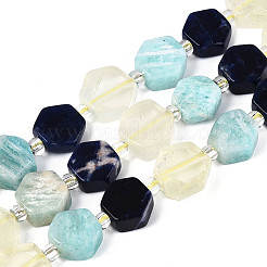 Fili di perle di sodalite naturale&nbsp;G-N358-03A-06