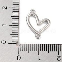 Gestellplattierung Messing Liebe Herz Verbindungsstück Charms&nbsp;KK-M293-47P