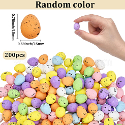 200 œuf de pigeon factice en mousse&nbsp;DIY-SP0007-58A