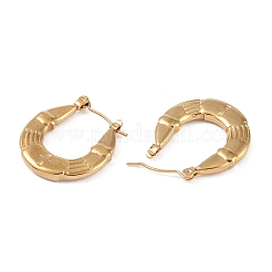 Pendientes de aro de acero inoxidable 304&nbsp;EJEW-K278-20C-G