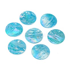 Pendentifs en coquille de couleur ab&nbsp;X-SSHEL-T008-01B