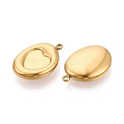 Cabochon pendenti in acciaio inossidabile 304&nbsp;STAS-T075-24G