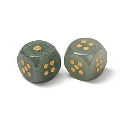 Dados de aventurina verde natural&nbsp;G-T143-29-03