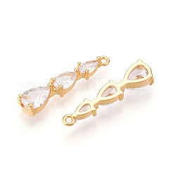 Colgante micropavé cubic zirconia de latón&nbsp;KK-N261-118C-G