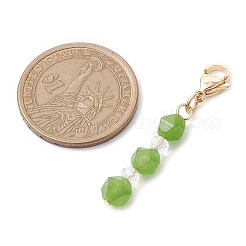 7 pz 7 stili di decorazioni pendenti con pietre preziose naturali&nbsp;HJEW-JM02039