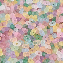 Perles de rocaille en verre transparent dépoli fgb&nbsp;SEED-N013-06A
