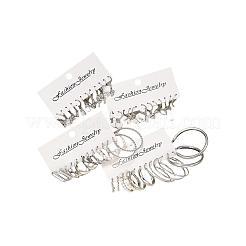 Set di orecchini a cerchio in lega&nbsp;PW-WG90169-01