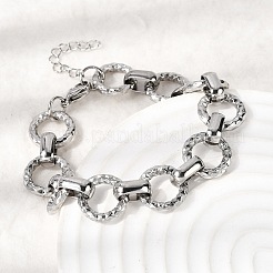Gliederkettenarmbänder aus 304 Edelstahl für Damen&nbsp;BJEW-P388-02A-P