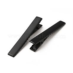 Accessoires pince à cheveux crocodile en fer&nbsp;PHAR-E017-01E-EB