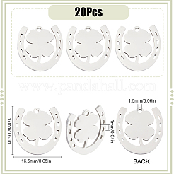 20 pendentif en acier inoxydable 201&nbsp;STAS-SC0009-18