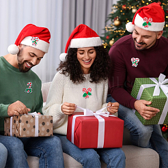 18 Stück 3 Stile Weihnachtsstickgarn zum Aufbügeln/Aufnähen&nbsp;PATC-NB0001-47