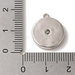 Gestell Messing micro ebnen Zirkonia Anhänger&nbsp;KK-A229-17P