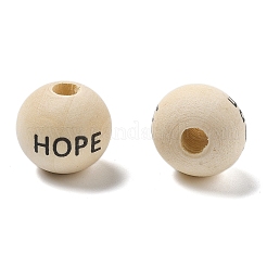 Europäische perlen aus schima holz&nbsp;WOOD-G023-02C
