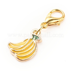 Decoraciones colgantes de frutas de esmalte de aleación&nbsp;HJEW-JM00647