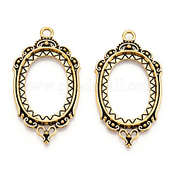 Sertissage cabochon maillon alliage zinc&nbsp;PALLOY-WH0001-35AG