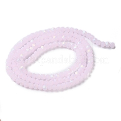 Chapelets de perles en verre imitation jade&nbsp;X1-EGLA-A034-J2mm-MB02